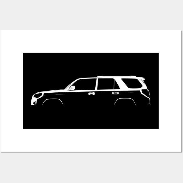 Toyota 4Runner SR5 (N280) Silhouette Wall Art by Car-Silhouettes